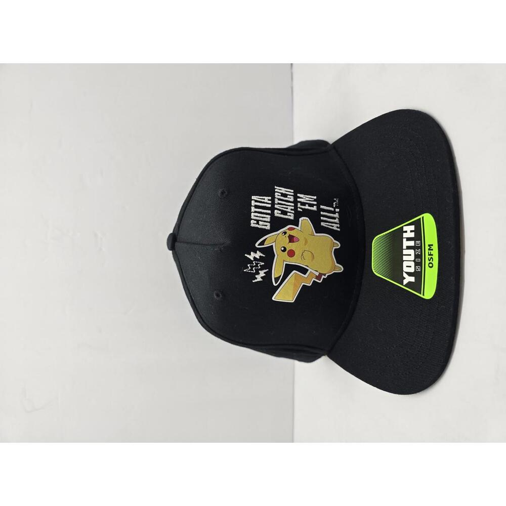 Black Gotta Catch 'Em All Pokemon Game Cards Hat Cap One Size Fits Most New